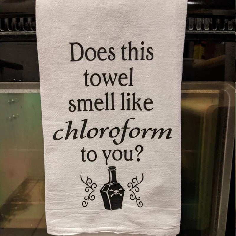 Does This Towel Smell Like Chloroform Kitchen Towel - Mermaid Venom