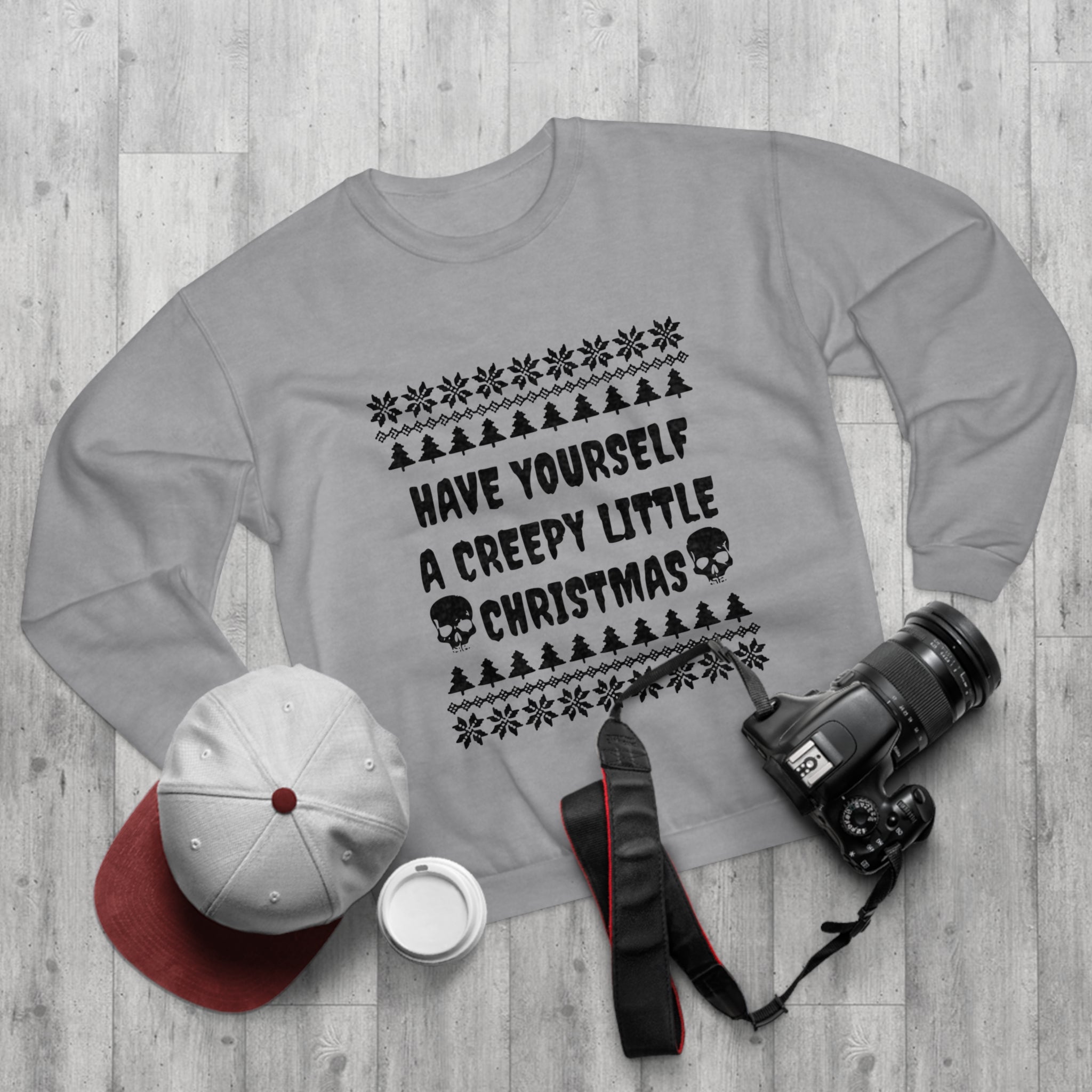 Gruseliges kleines Weihnachts-Sweatshirt 