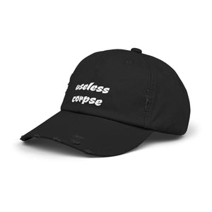 Useless Corpse Unisex Distressed Cap