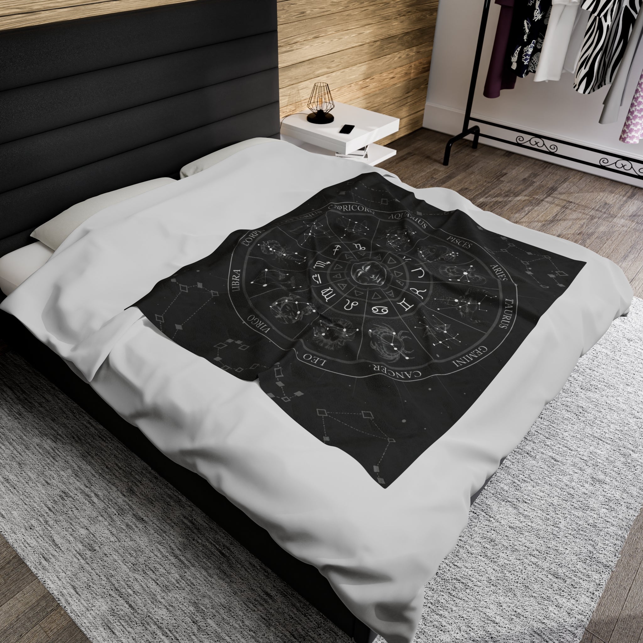 Velveteen Plush Zodiac Blanket