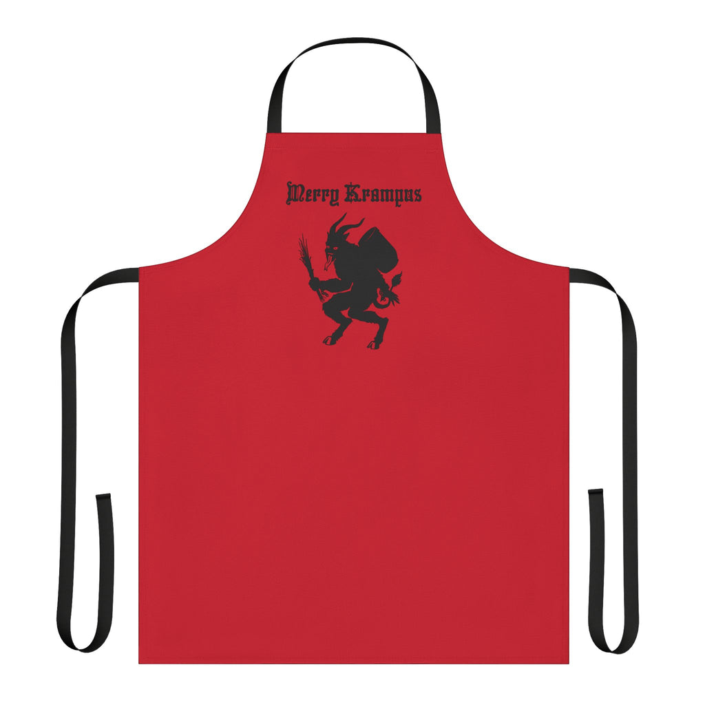 Merry Krampus Kitchen Apron