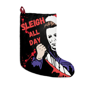 Sleigh All Day Christmas Stocking