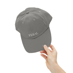 Feral Unisex Distressed Cap