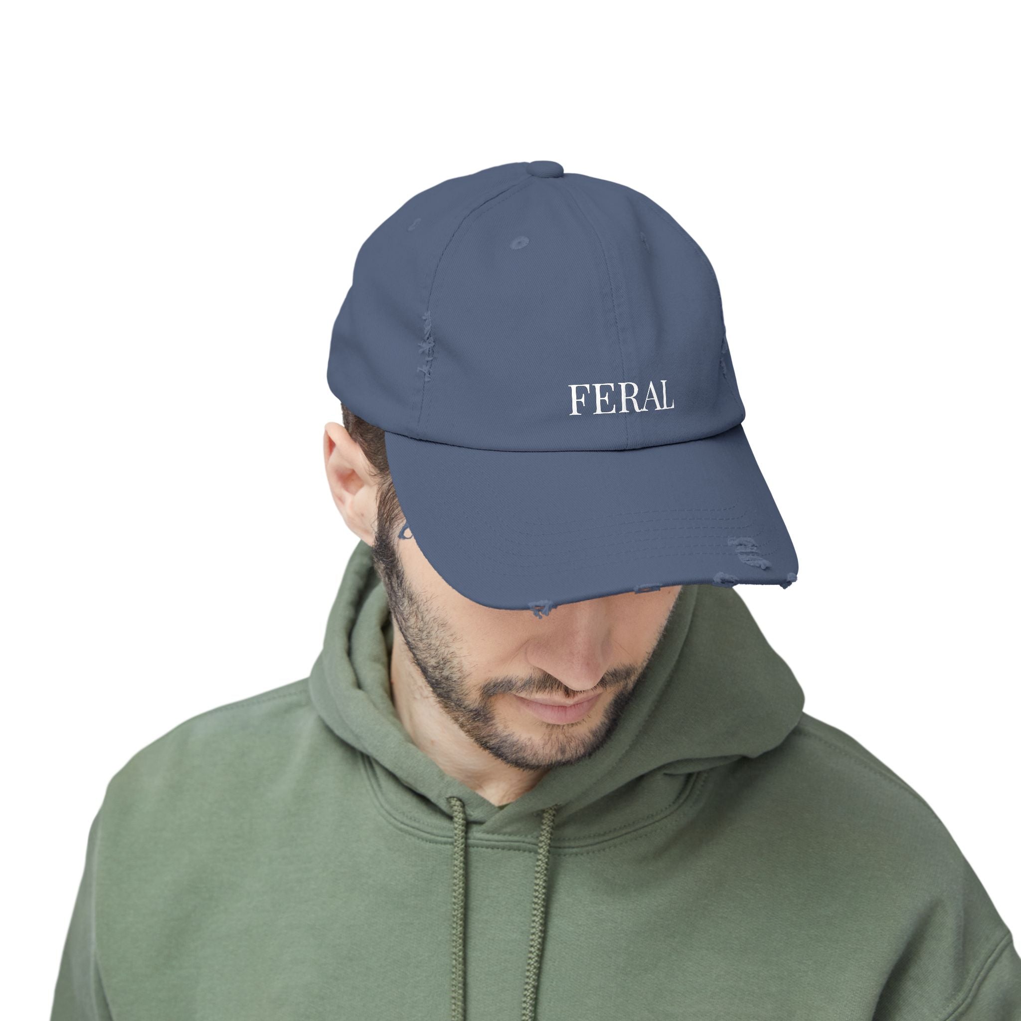 Feral Unisex Distressed Cap