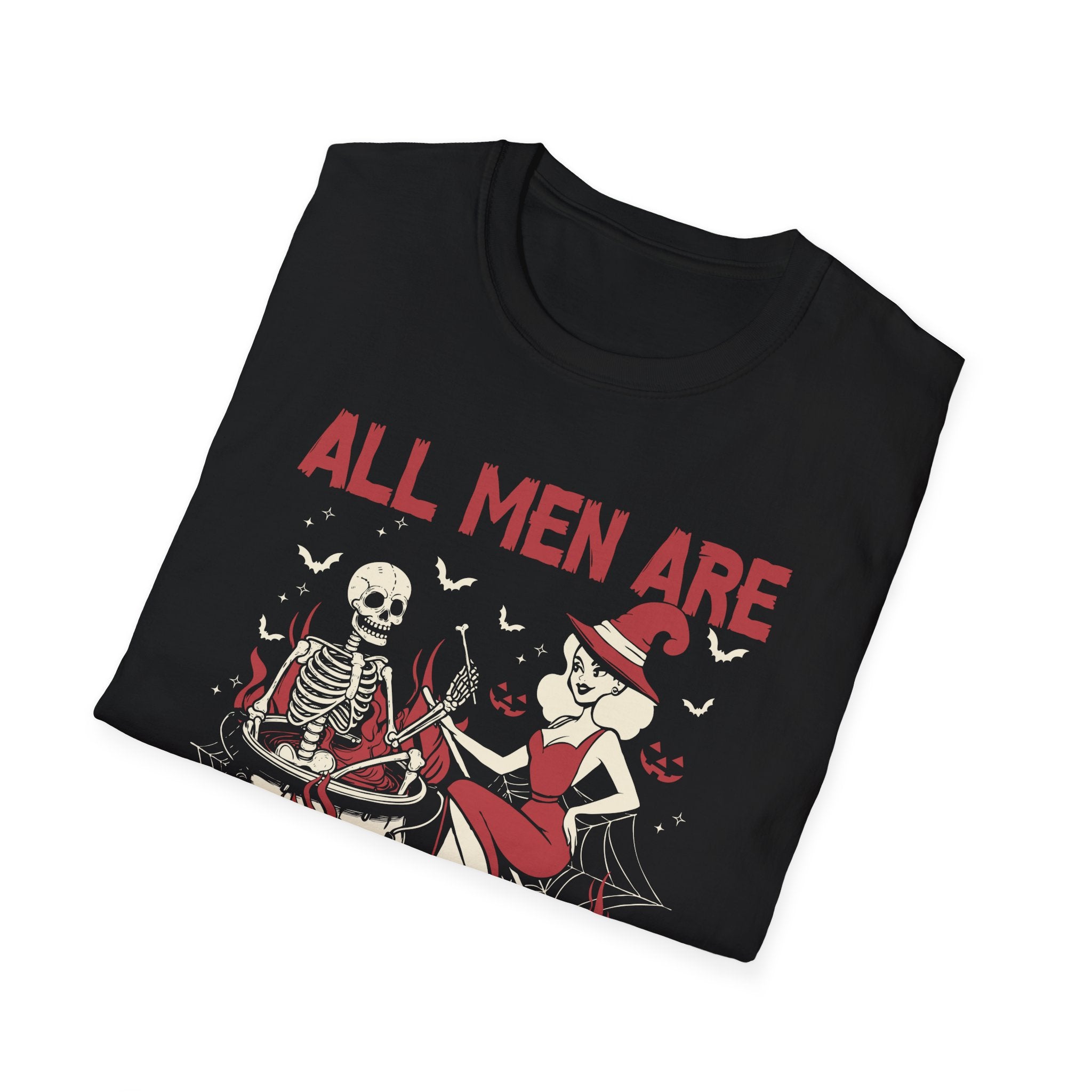 Spooky Humor T-Shirt, All Men Are Cremated Equal, Halloween Shirt