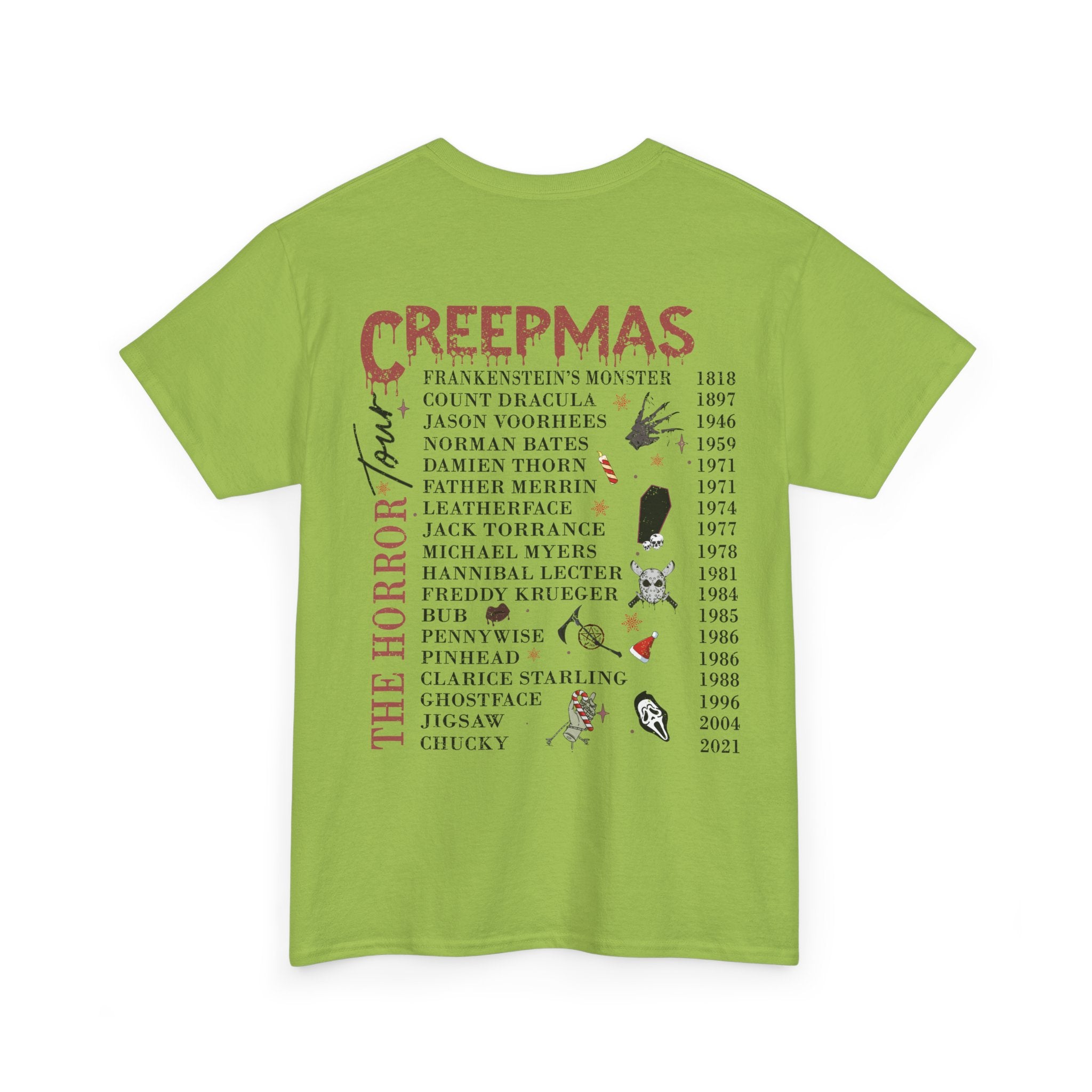 Creepmas Christmas Horror Tee