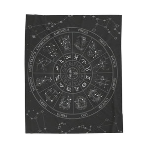 Velveteen Plush Zodiac Blanket