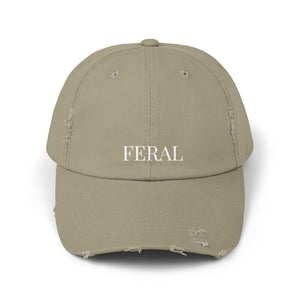 Feral Unisex Distressed Cap