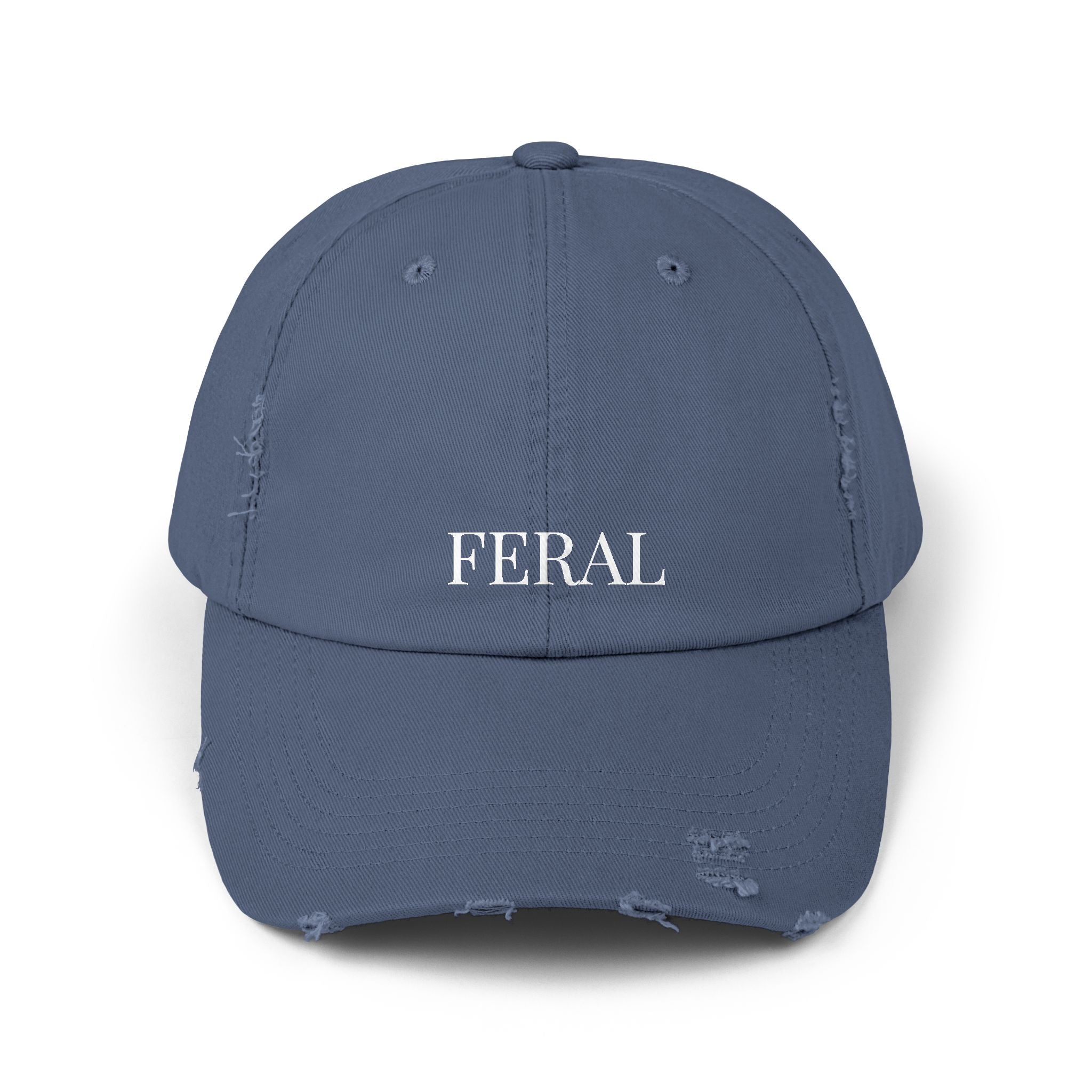 Feral Unisex Distressed Cap