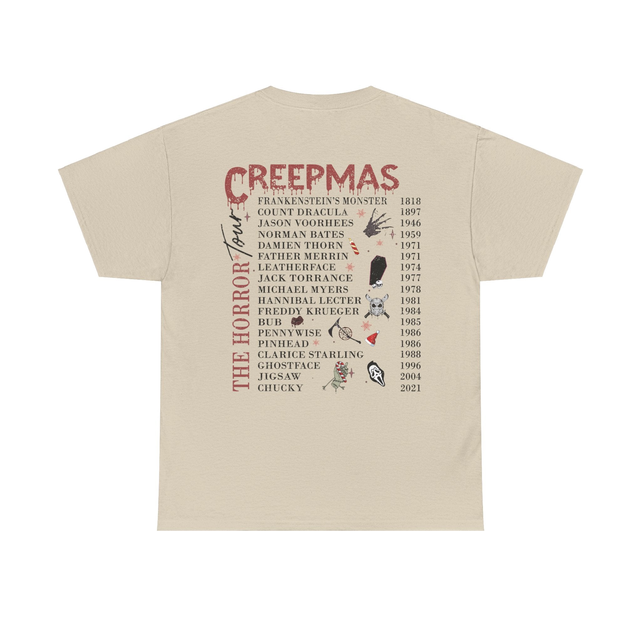 Creepmas Christmas Horror Tee