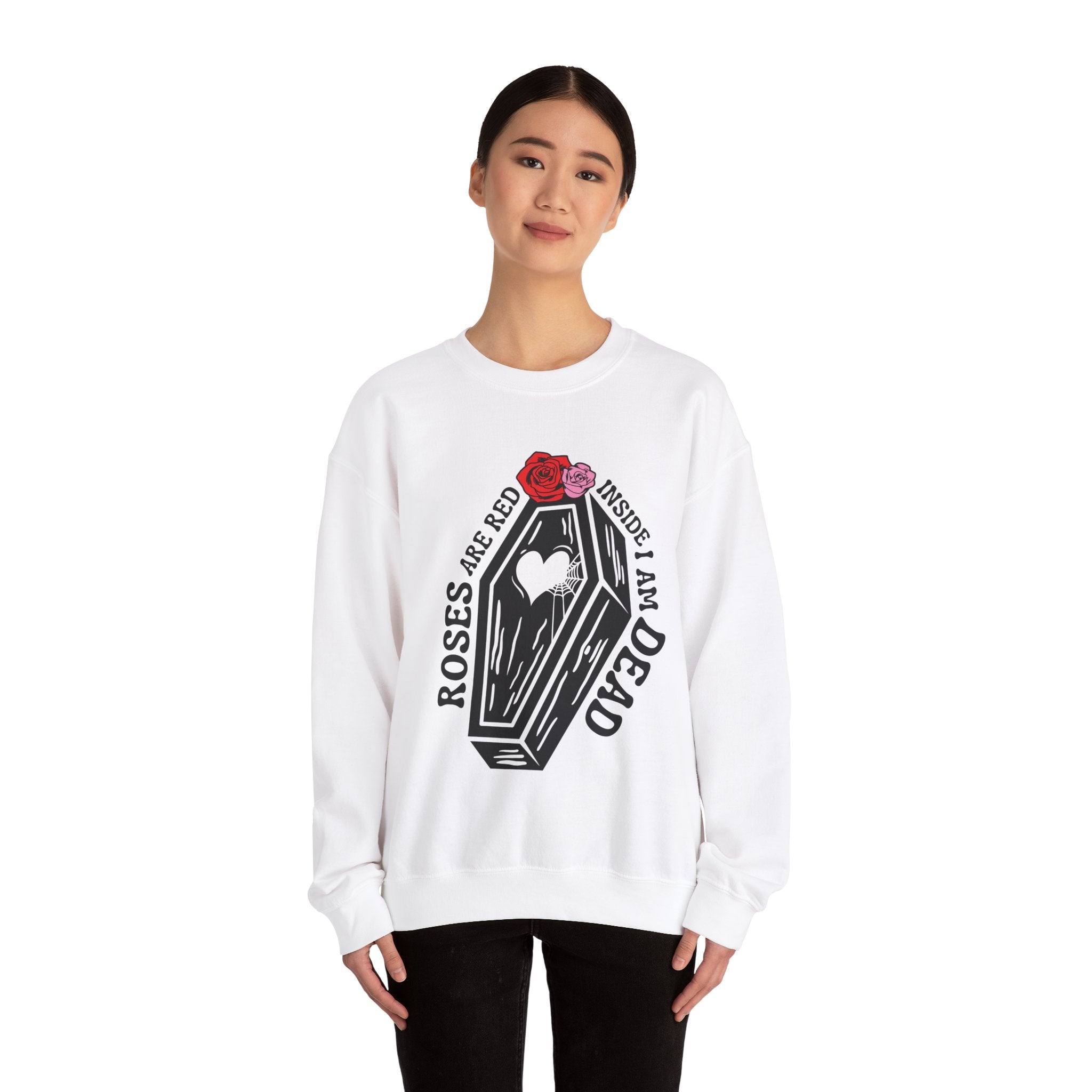 I am dead Anti-Valentines Day Sweatshirt