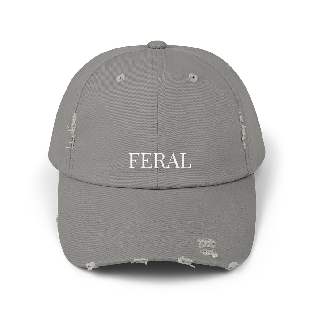 Feral Unisex Distressed Cap