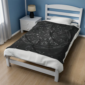 Velveteen Plush Zodiac Blanket