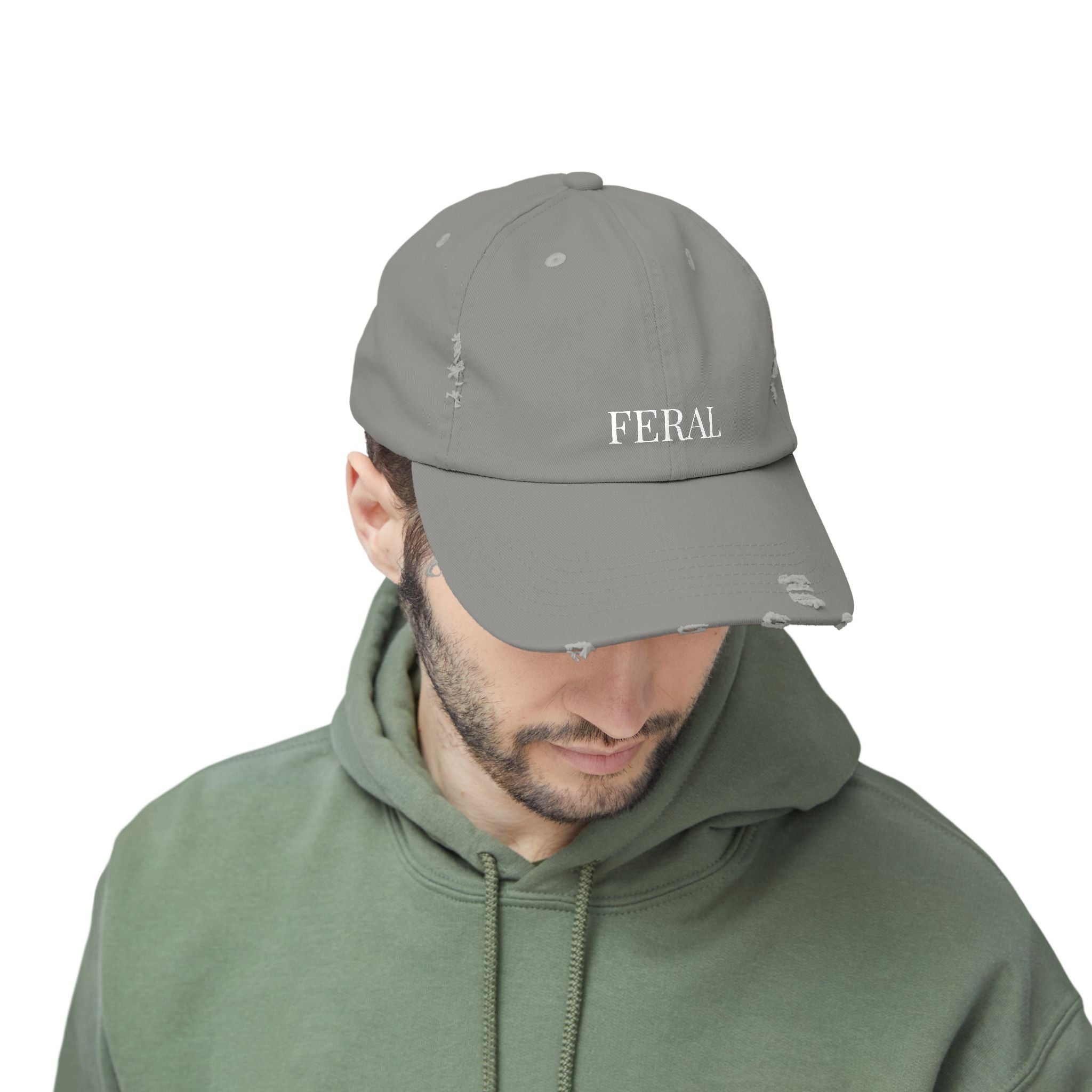 Feral Unisex Distressed Cap