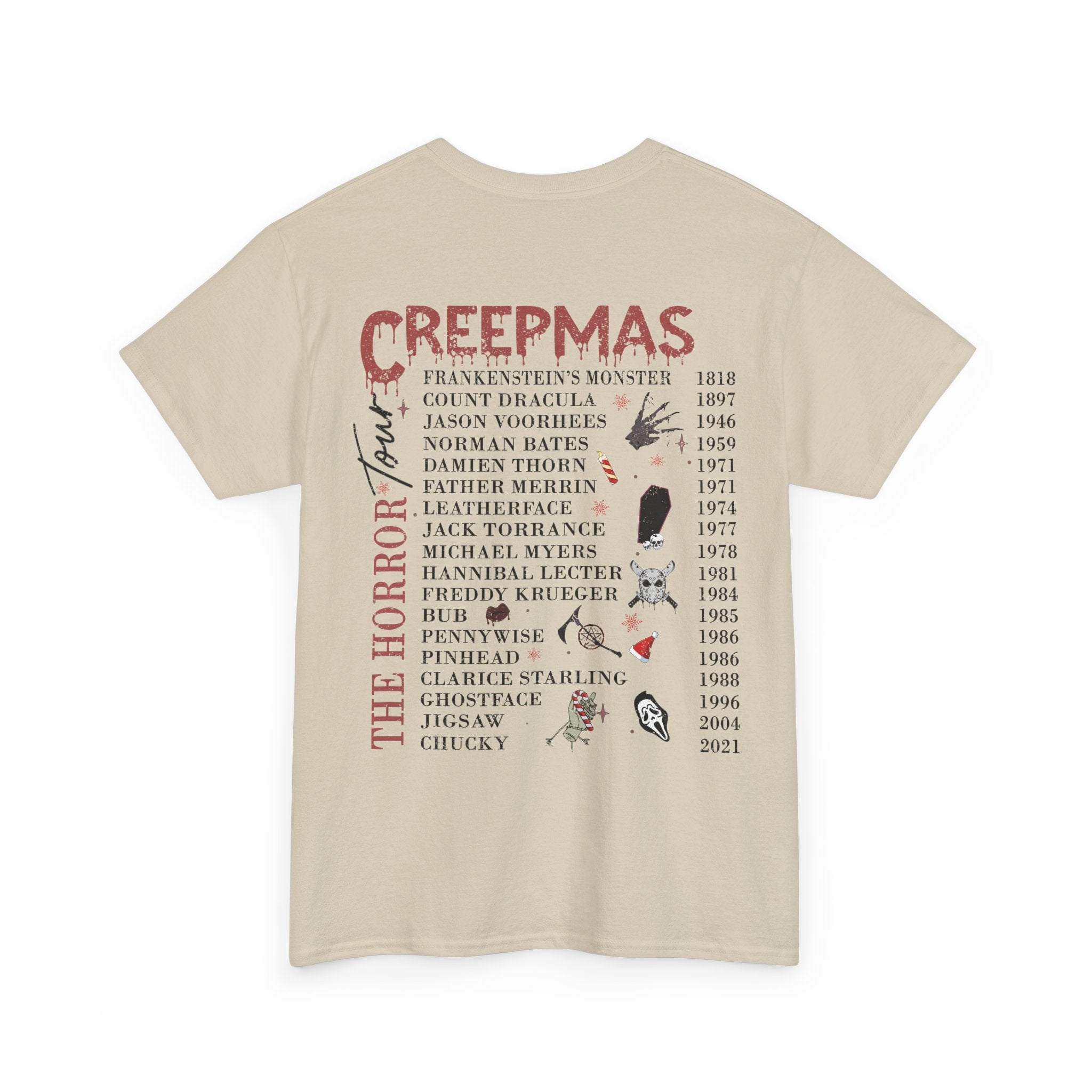 Creepmas Christmas Horror Tee