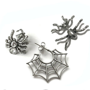 Spider Web Gothic Earrings