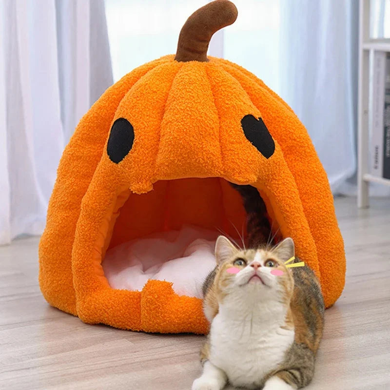 Halloween Pumpkin Pet Cave