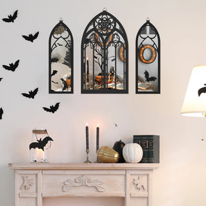 Cathedral Arch Gothic Mirror – Vintage Wall Decor for Bedroom & Home