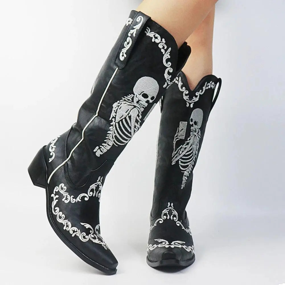 Rare Chronicles of Never Skeleton Key Boots sz12 A.S.98 SHAYLYNN ANTIQUE WHISKY METALLIC PLATFORM ITALIAN  main image 2