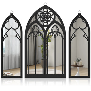 Cathedral Arch Gothic Mirror – Vintage Wall Decor for Bedroom & Home