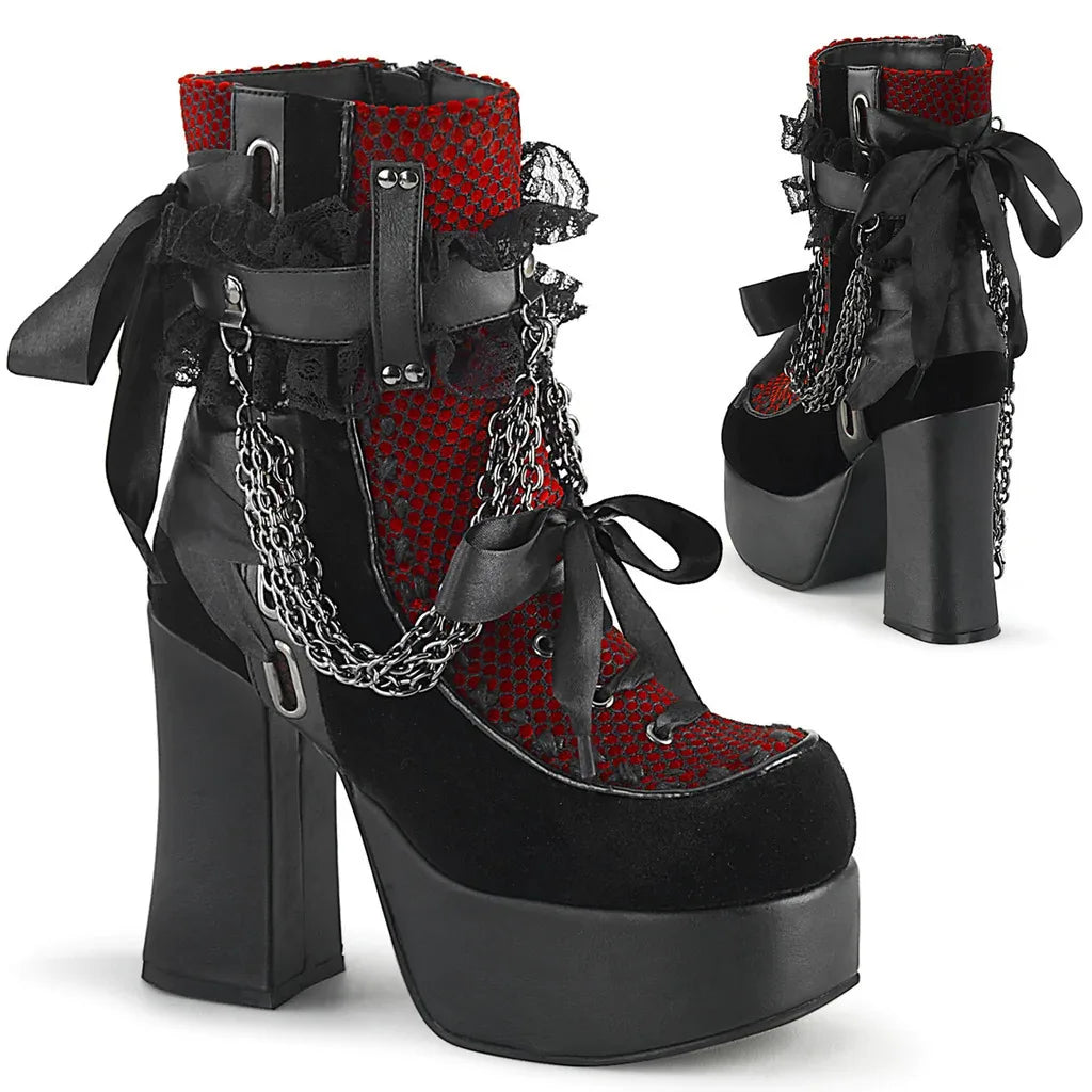 Dark Dreams Chained Platform Boots