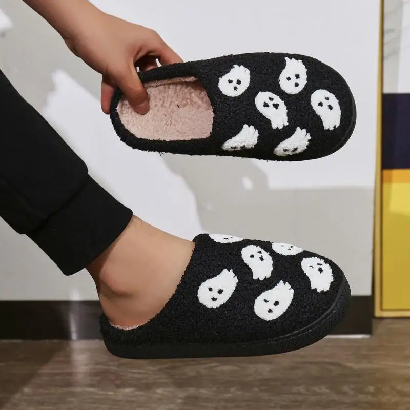 Haunted Halloween Unisex Slippers