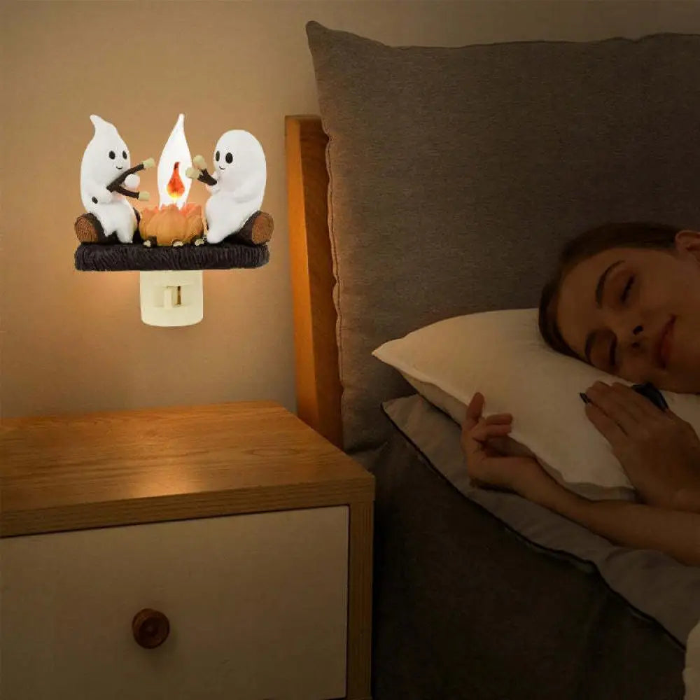 Flickering Bonfire LED Night Light