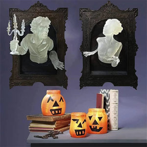 Luminous Glow-in-the-dark 3D Mirror Wall Sculpture