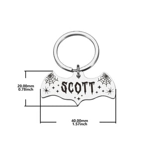 Bat Wing Personalized Pet Tag