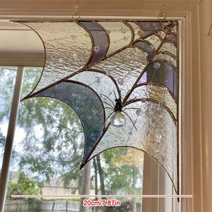 Haunted Spiderweb Door Decor – Halloween Bat for Home Entry