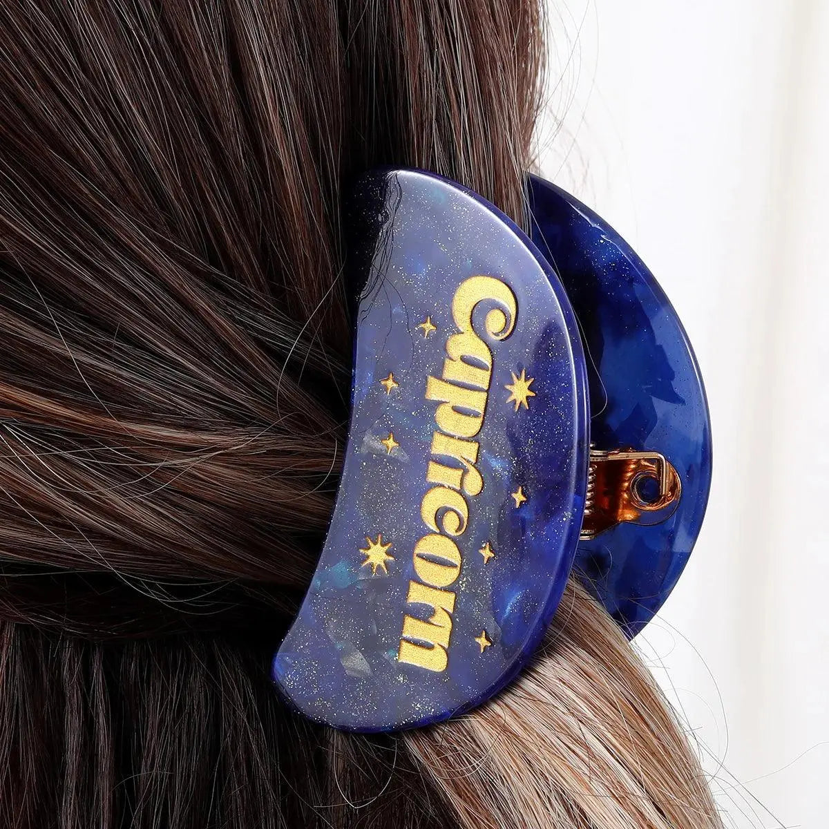 Zodiac Spring Clips Zodiac Horoscope Hair Claw Clip - Mermaid Venom