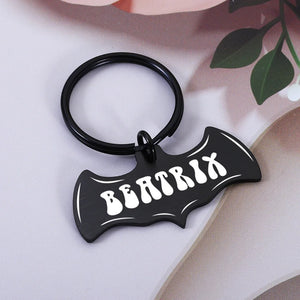 Gothic Bat Custom Pet ID Tag- Free engraving