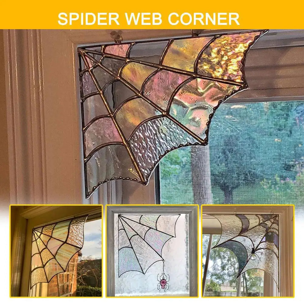 Haunted Spiderweb Door Decor – Halloween Bat for Home Entry