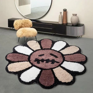 Gloomy Bloom Tufted Rug