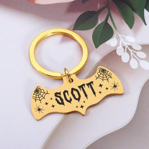 Bat Wing Personalized Pet Tag