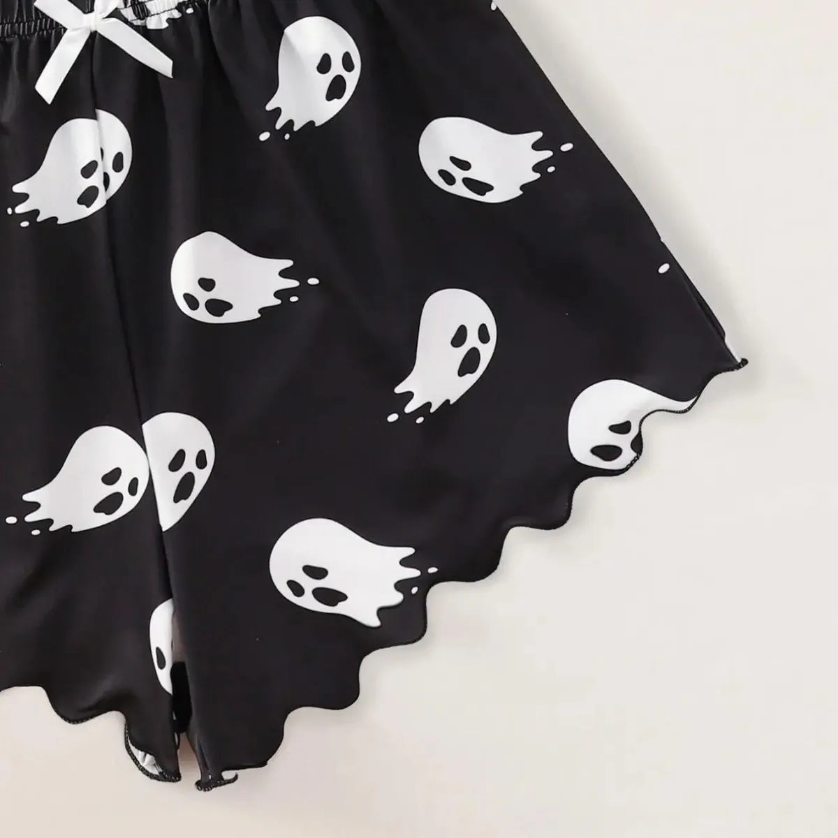 Skeleton Skull Print Camisole and Shorts Pajama Set