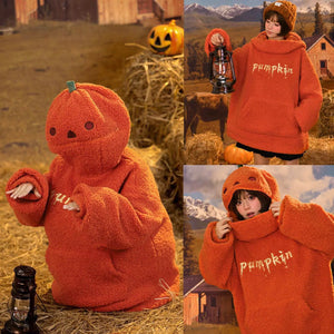 Pumpkin King Oversized Fleece Hoodie