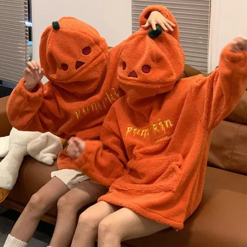 Pumpkin King Oversized Fleece Hoodie