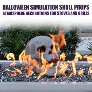 Inferno Skull Fire Pit Decor