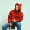 The Devil's Whisper Horned Hoodie