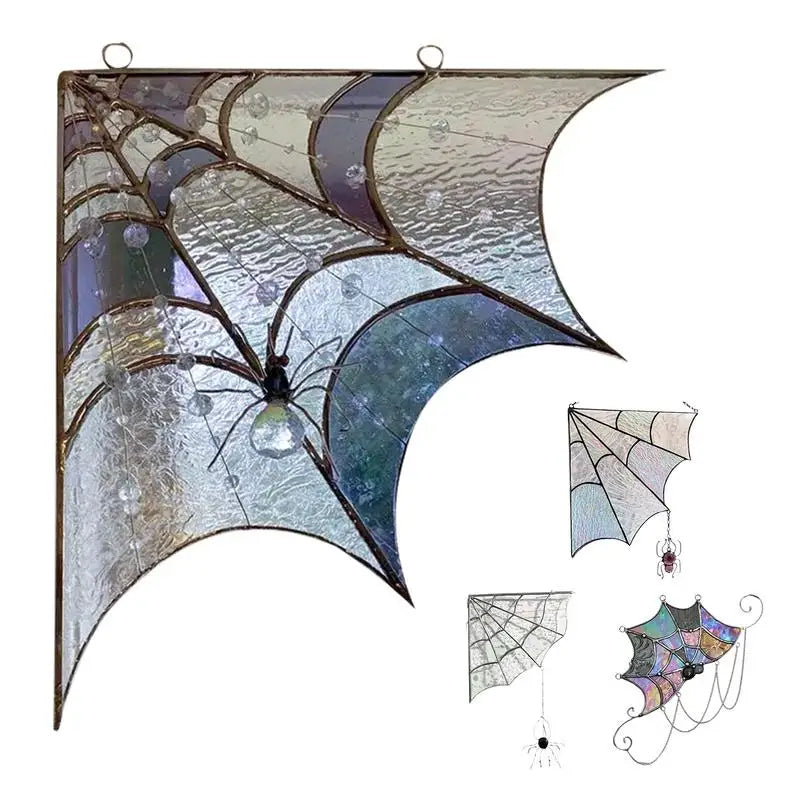 Haunted Spiderweb Door Decor