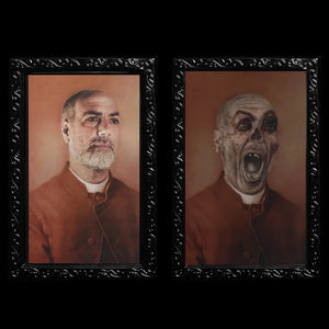 The Unliving 3D Moving Horror Wall Portrait w/ Frame