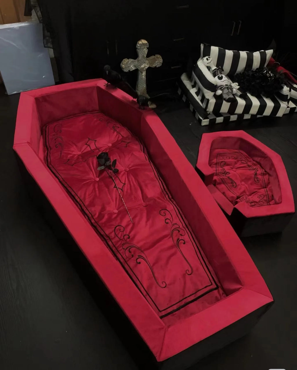 The Lair Gothic Human Coffin Bed