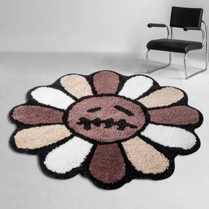 Gloomy Bloom Tufted Rug