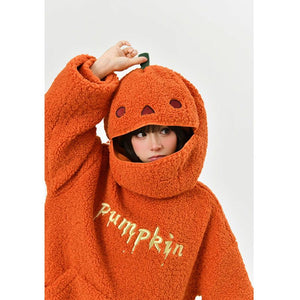 Pumpkin King Oversized Fleece Hoodie