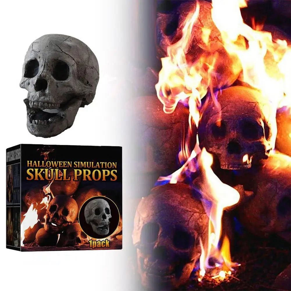 Inferno Skull Fire Pit Decor