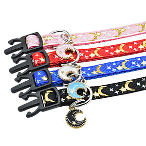 Custom Moon & Stars Pet Collar