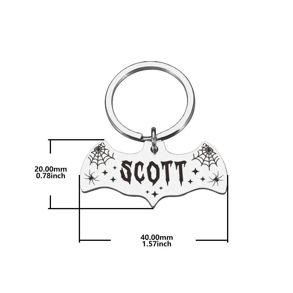 Bat Wing Personalized Pet Tag