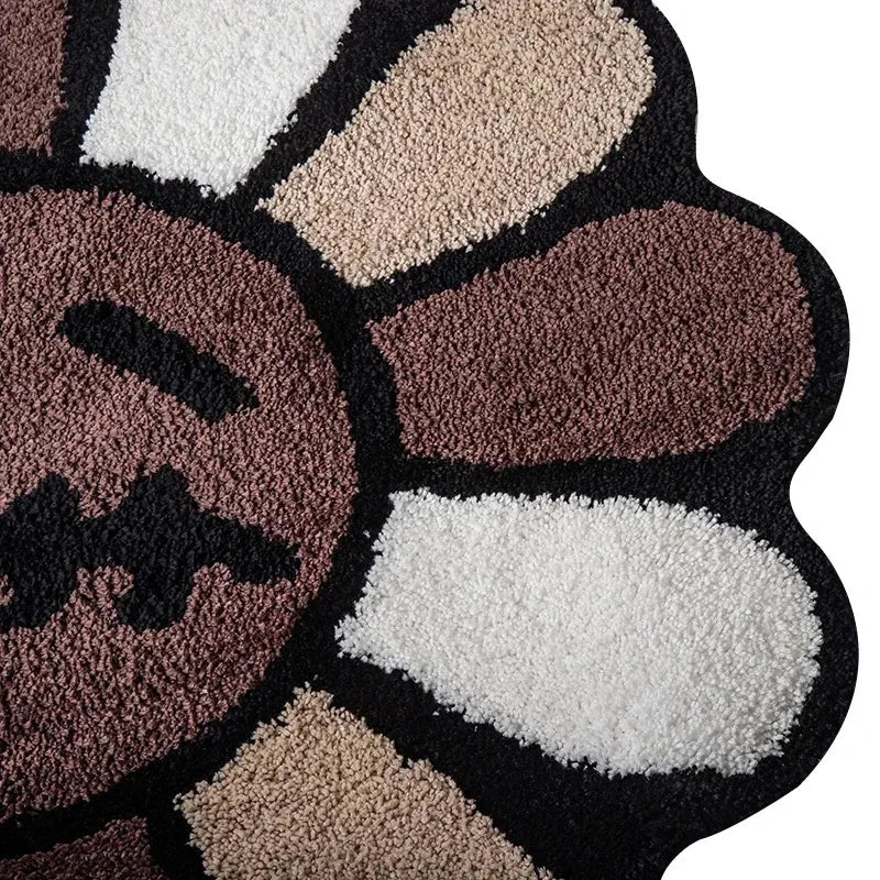 Gloomy Bloom Tufted Rug