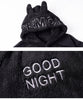 Goodnight Demon Oversized Fleece Hoodie